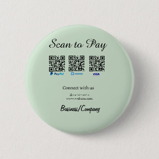 paypal venmo visa card scan to pay QR social media Button
