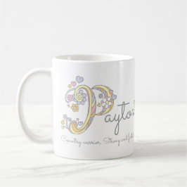 PayPton p Name bedeutet Monogramm-Tasse Kaffeetasse