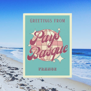 Pays Baskische Frankreich Urlaub Retro Postcard Postkarte