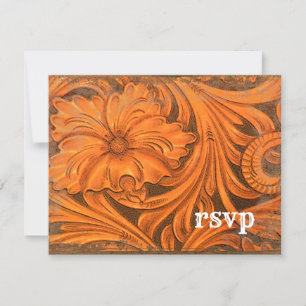 Pays Fleur Rustique Mariage Occidental RSVP