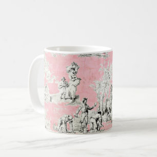 Pays Français Toile rose Café Mug