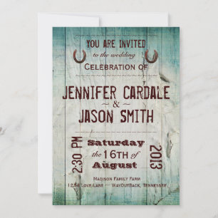 Pays Grange Bois Typographie Mariage Invitations