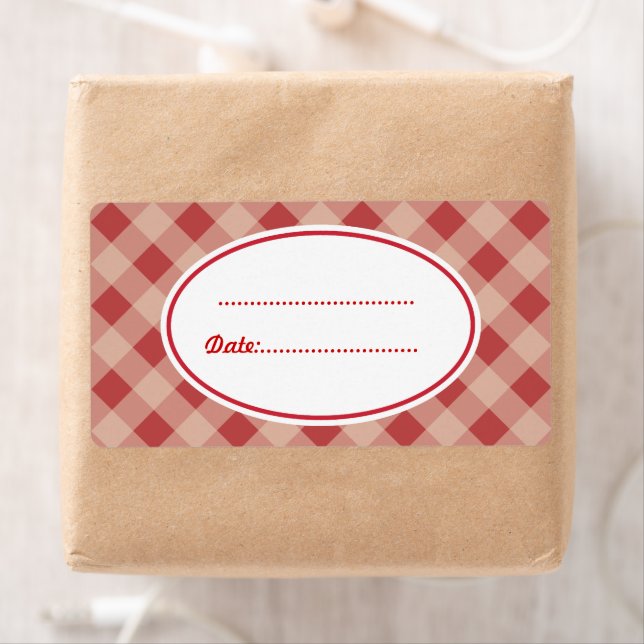 Pays Rouge Cuisine de cuisson cadeau Étiquettes de (En situation)