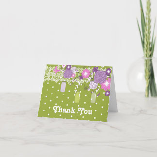 Pays Russe Mason Jar Carte de remerciements