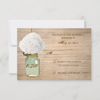 Pays Russe Mason Jar Hydrangea RSVP