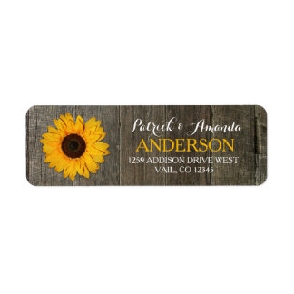 Pays Russe Tournesol Lace Burlap Mariage Étiquette