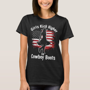 Pays Western Cowgirl Girls Kick Plus Haut En Botte