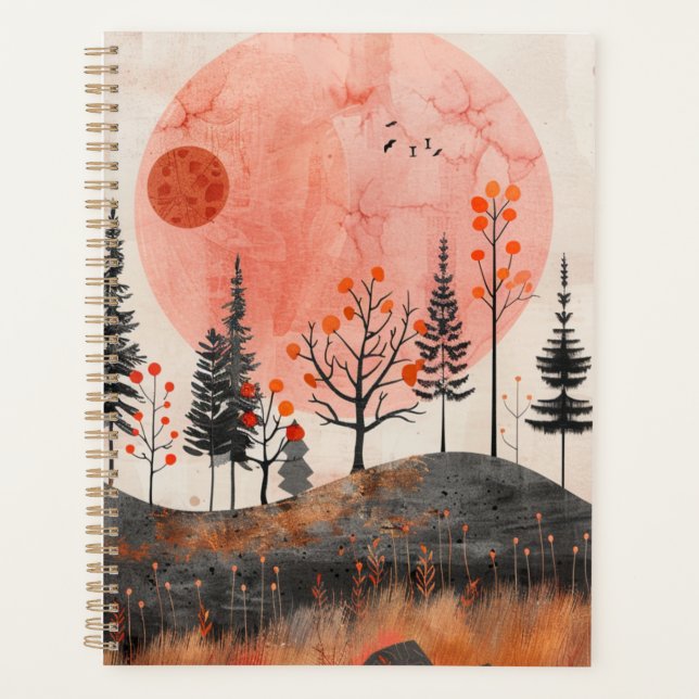 Paysage Abstrait de Boho (13) (Devant)
