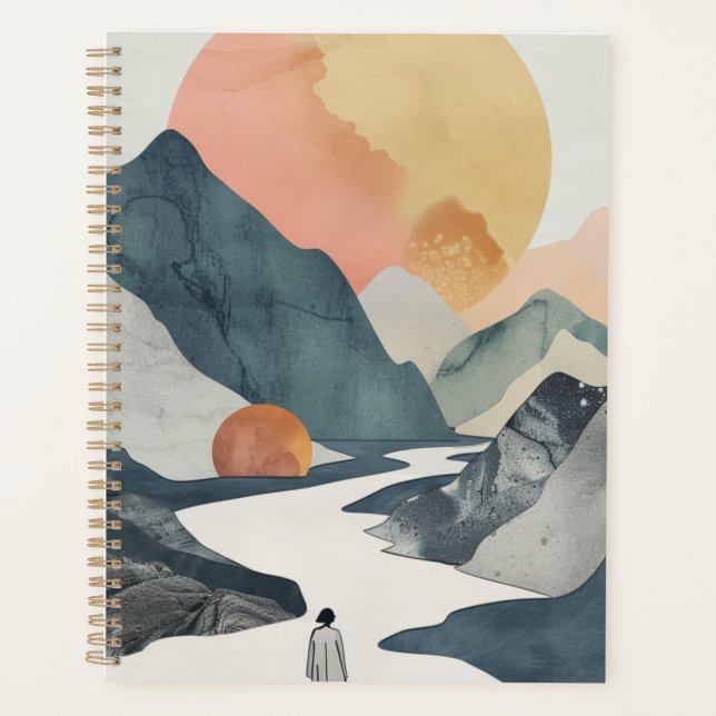 Paysage Abstrait de Boho (2) (Devant)