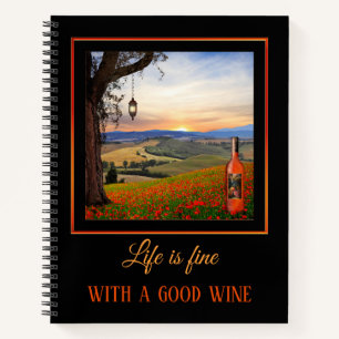 Paysage Art Carnet Vin fin