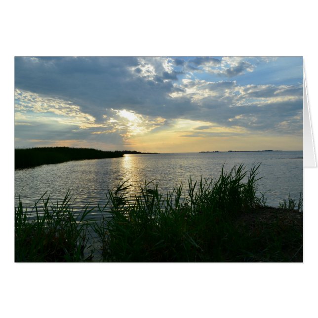 Paysage au coucher du soleil (Devant Horizontal)