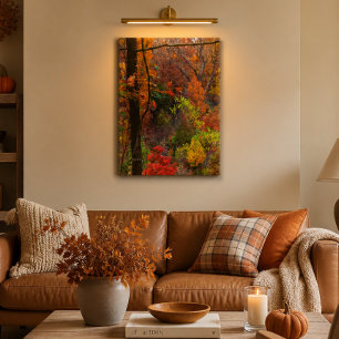 Paysage d'automne sur toile enveloppée