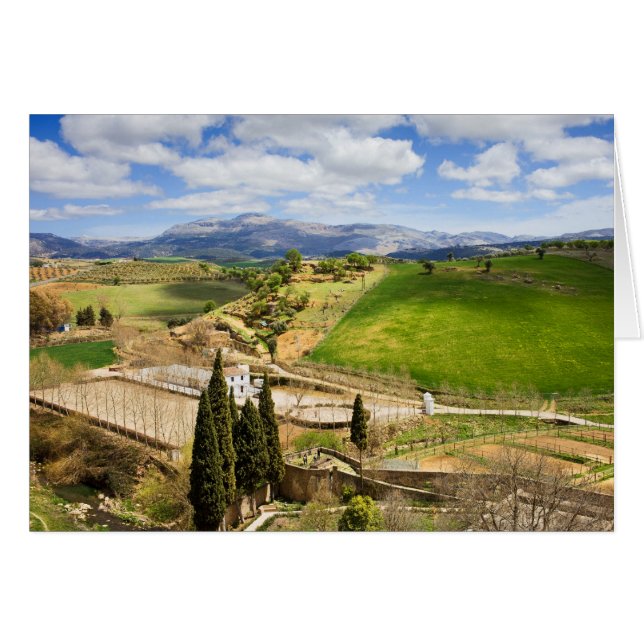 Paysage de campagne andalouse en Espagne (Devant horizontal)