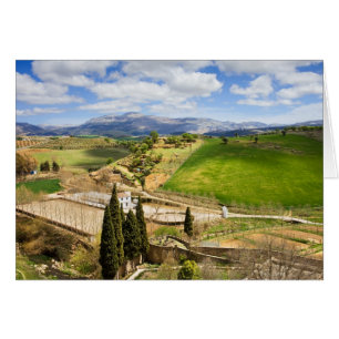 Paysage de campagne de l'Andalousie en Espagne
