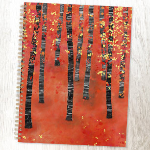 Paysage de la forêt de Birch Tree