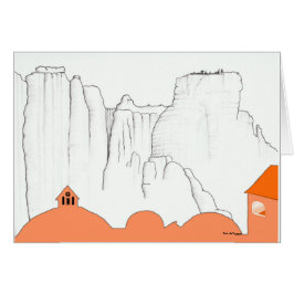 Paysage de la Grèce. Meteora Monastary de