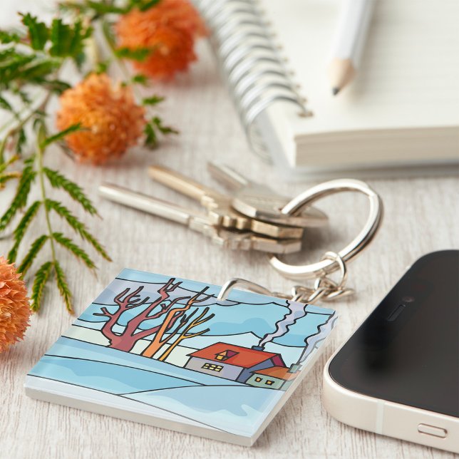 Paysage de maison d'hiver (Créateur téléchargé)