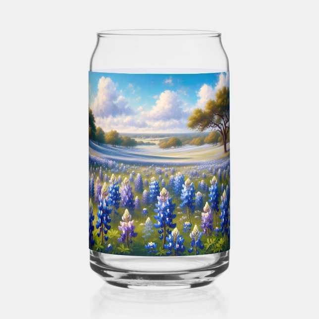 Paysage de prairie aux bleuets du Texas (Recto)