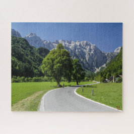 Paysage de puzzle de la Slovénie - la vallée de