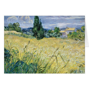 Paysage de Vincent van Gogh avec du maïs vert,