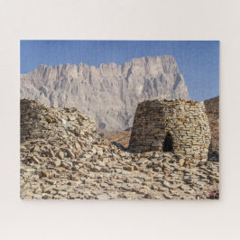 Paysage des puzzle à Oman - Tombes des ruches