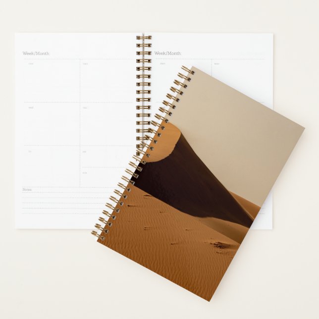 Paysage du désert des dunes de sable (Devant avec enveloppe)