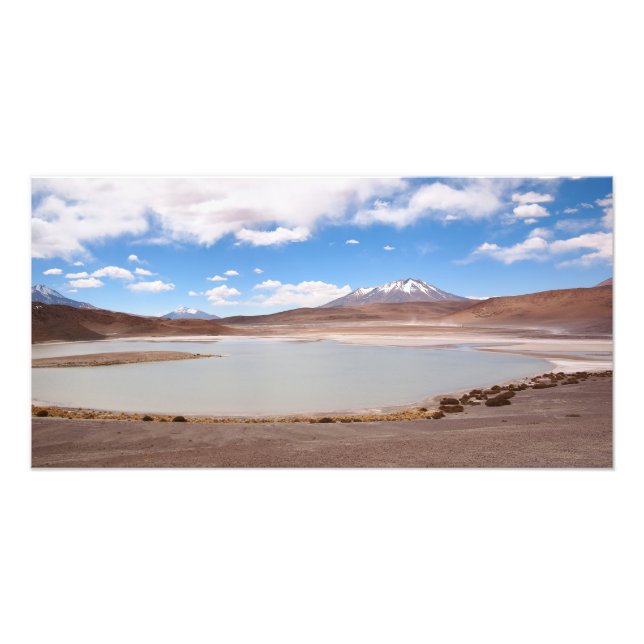 Paysage du lac sur l'empreinte photo Altiplano (Devant)