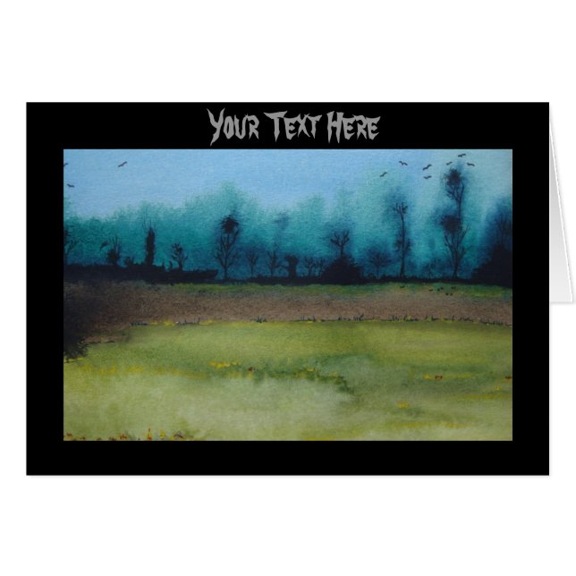 paysage forestier mystique éffrayant original (Devant Horizontal)