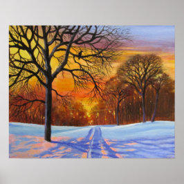 Paysage hivernal/ Poster