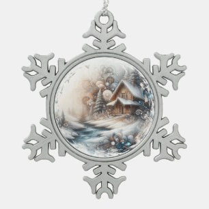 Paysage Imaginaire Ornement de flocon de neige