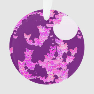 Paysage lunaire avec papillons - orchidée, améthys