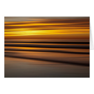 Paysage marin abstrait au coucher du soleil, CA