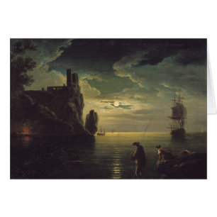 Paysage marin de soirée