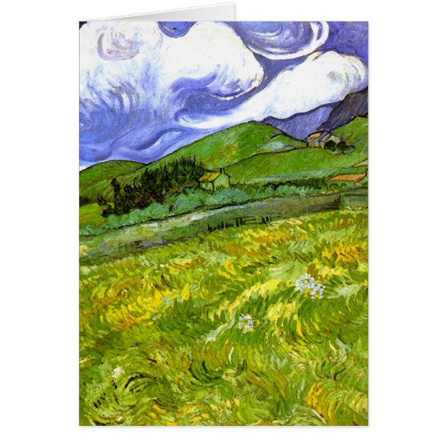 Paysage montagneux Van Gogh Art (Devant)