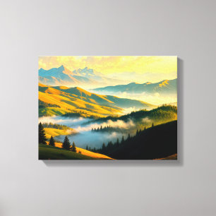 Paysage n° 5, Impression sur toile de la série Pay