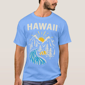 Paysage naturel vintage Hawaii TShirt
