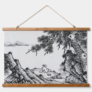Paysage oriental suspendu tapisserie