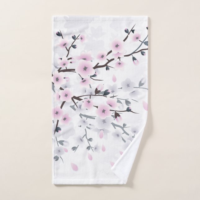Paysage Pastel Cherry Blossom (Serviette à main)