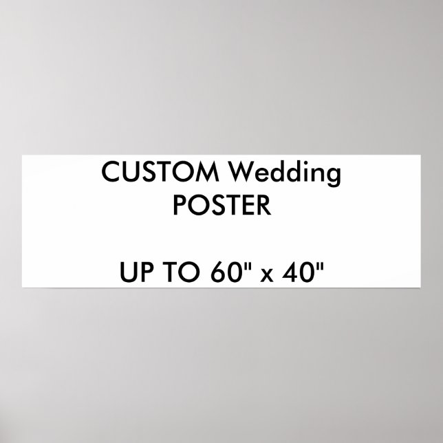 Paysage personnalisé de 36" x 12" Poster MATTE (Devant)