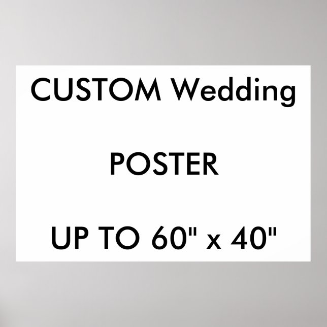 Paysage personnalisé de 48" x 32" Poster MATTE (Devant)