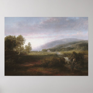 Paysage printanier de Thomas Doughty - Affiche