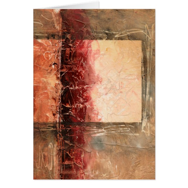 Paysage rouge Abstrait (Devant)