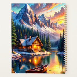 Paysage Sérénissime Au Coucher Du Soleil
