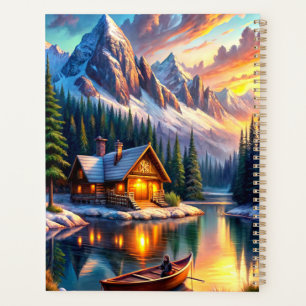 Paysage Sérénissime Au Coucher Du Soleil