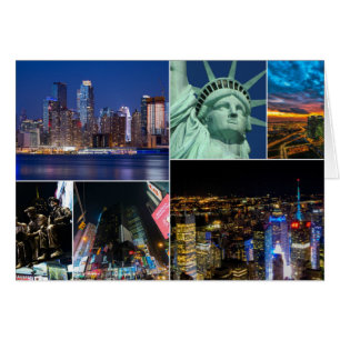 Paysage urbain de photo de collage de New York