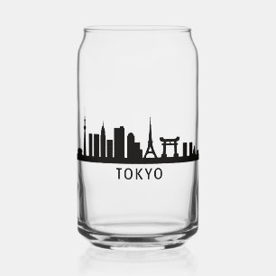 Paysage urbain du Japon Silhouette de la skyline
