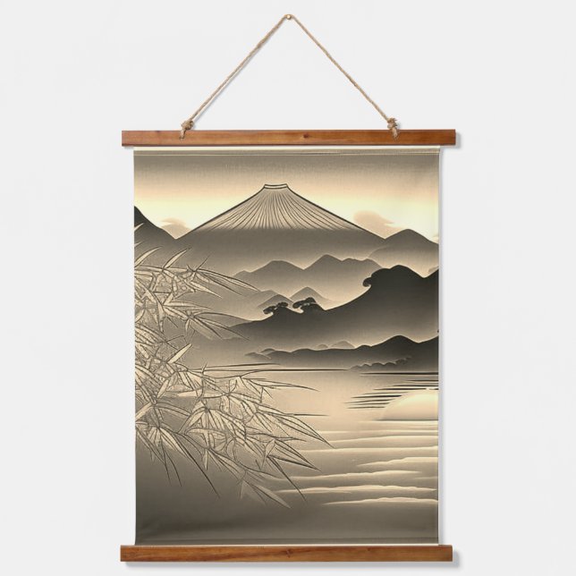 Paysage vintage Suspendu Tapisserie (Recto)