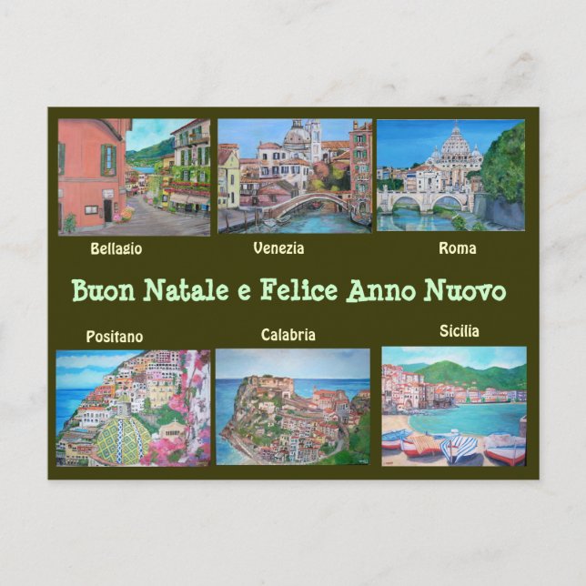 Paysages italiens - Cartes postales (Devant)