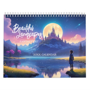 Paysages magnifiques Imaginaire Calendrier Art
