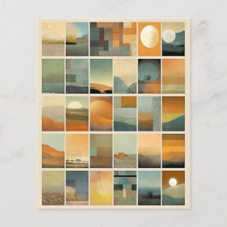 Paysages Miniatures Découpage Papier Scrapbooking